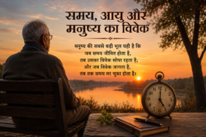 समय, आयु और मनुष्य का विवेक