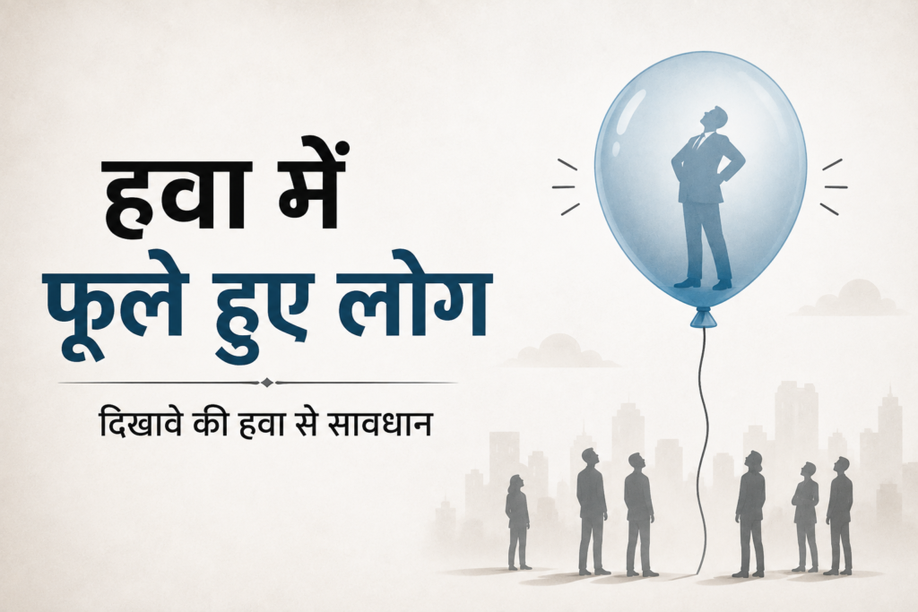 हवा मे फुले हुए लोग